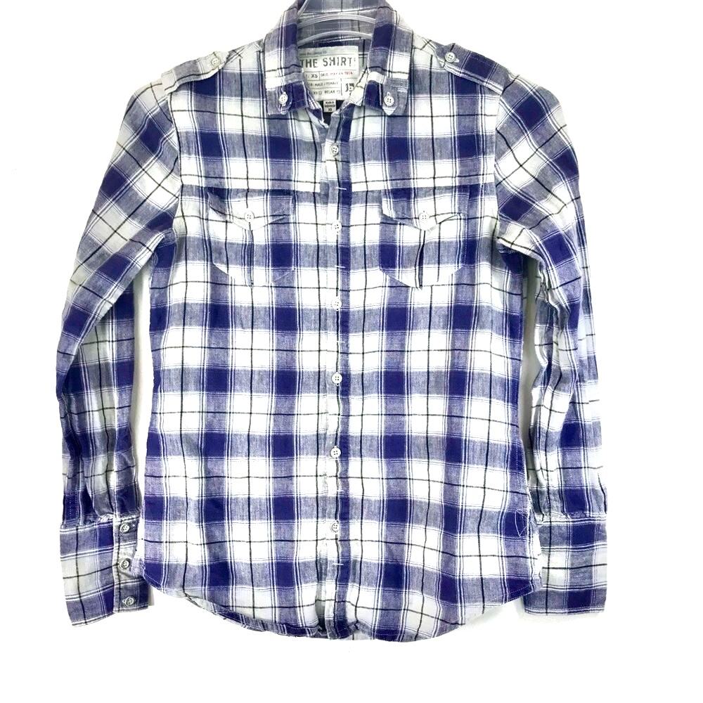 The Shirt Relaxed Sexy Linen/Cotton Button Down Shirt XS